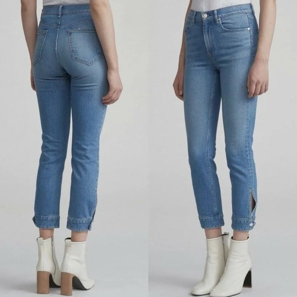Rag & Bone Avery cuffed cigarette straight jeans NWT 26 - Picture 4 of 8